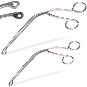Magill Forceps 6" + 8" (Infant + Child) ENT Anesthesia Instruments EMT EMS Supplies, Long Forceps, Stainless Steel Supplies