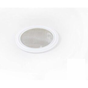 2.5" Tri Clamp (Teflon) PTFE Screen Filter Gasket 316L 100Uf Micron Screen Stainless Steel Pharmaceutical Grade Filter Mesh. PTFE Inverted Envelope With Floating Stainless Mesh! With FDA Certification