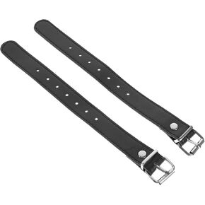 Abaodam 1 Pair of Bike Basket Strap Front Handlebar Storage Basket Strap Adjustable Leather Straps for Adult and Kids