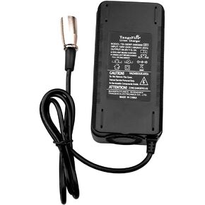 48V Ebike Charger Output 54.6V 3A XLR Plug for Mobility Scooter Utility Trike 48v 15ah Motorbike Wheelchair 13S Lithium Battery Pack