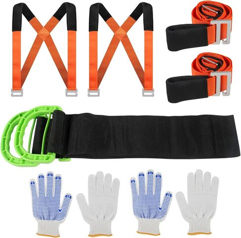 Moving Straps Lifting 1 Person 2 Person Lifting and Moving System Straps Shoulder Carrying Adjustable Handling Straps for Moving Mattress Couch Furniture Heavy Things Carry Secure Furniture Tool in Saudi Arabia