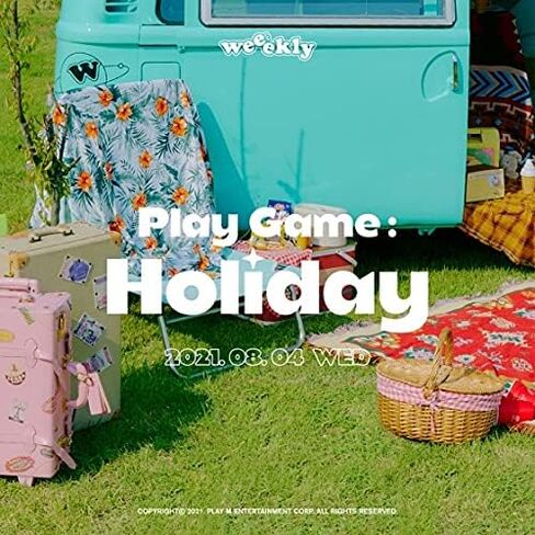 لعبة اللعب الأسبوعية: ألبوم Holiday 4th Mini M Ver CD+1p ملصق+92p PhotoBook+2p PhotoCard+1p صورة تذكرة+1p ملصق+1p صورة مطبوعة+1p علامة اسم السفر+تتبع مختومة in Saudi Arabia