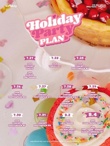 لعبة اللعب الأسبوعية: ألبوم Holiday 4th Mini M Ver CD+1p ملصق+92p PhotoBook+2p PhotoCard+1p صورة تذكرة+1p ملصق+1p صورة مطبوعة+1p علامة اسم السفر+تتبع مختومة in Saudi Arabia