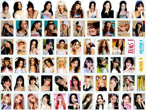(G) مجموعة ملصقات I-DLE ملصقات ألبوم Kpop I SWAY 100 قطعة من ملصقات Gidle المقاومة للماء (G) I-DLE Merch in Saudi Arabia