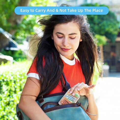 100 قطعة من فرش آنهوا المتدرجة بين الأسنان، فرشاة تنظيف الأسنان بالدفع والسحب مع صندوق تخزين (برتقالي، أصفر، وردي، أخضر، أزرق) in Kuwait