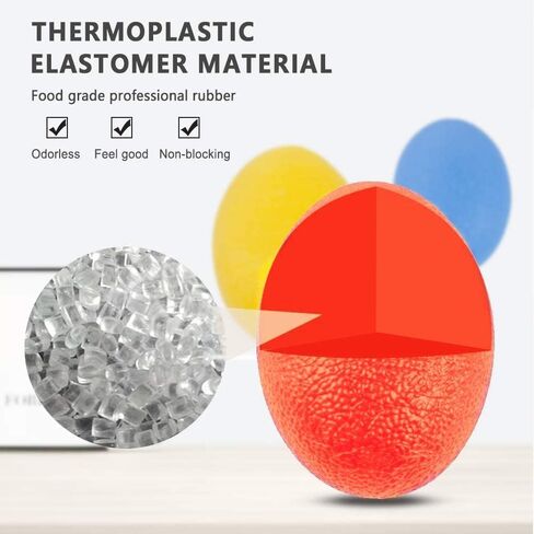 Hand Exercise Ball,Finger Wrist for Arthritis Hand, Stress Balls for Adults Hand Exercise,Finger, Grip Strengthen and Stress Relief,3 Pcs in Saudi Arabia
