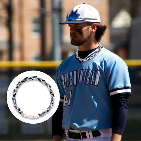 Baseball Necklace, Nylon Baseball Rope Necklaces Sports Necklace Baseball Chain for Boy Teens Adults Baseball Team Lovers in Saudi Arabia