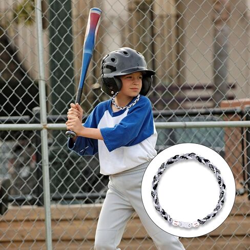 Baseball Necklace, Nylon Baseball Rope Necklaces Sports Necklace Baseball Chain for Boy Teens Adults Baseball Team Lovers in Saudi Arabia