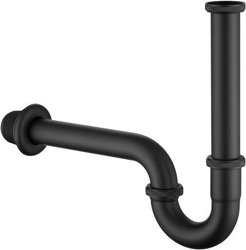 ZM Brass 1-1/4" P-trap Pipe, Adjustable Height Sink Waste Drain Kit, Chrome in Saudi Arabia