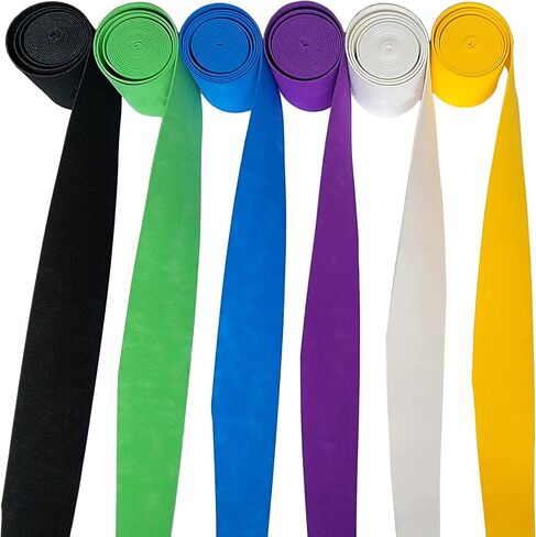 قبضة مضرب Overgrips تمتص العرق وقابلة للتمدد مناسبة لقبضات المضرب الواقية من كرة الريشة والتنس (متجمد - 6 قطع) in Saudi Arabia