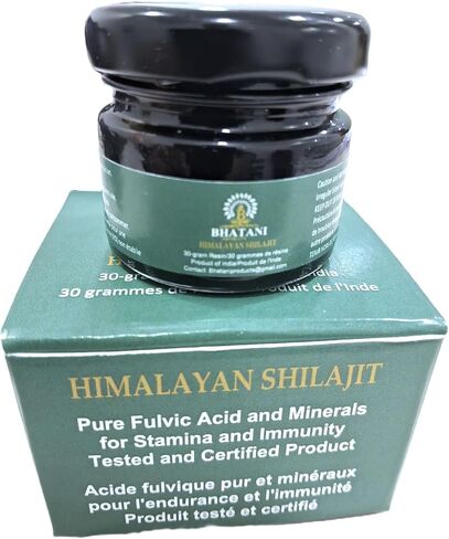Shilajit Pure Authentic Resin 30 gram, 82% Fulvic Acid, 18000 feet Himalayan Range. Lab Tested, high Gold Grade Quality. Harvested in Small batches. Purified to Remove Heavy Metals. in Saudi Arabia