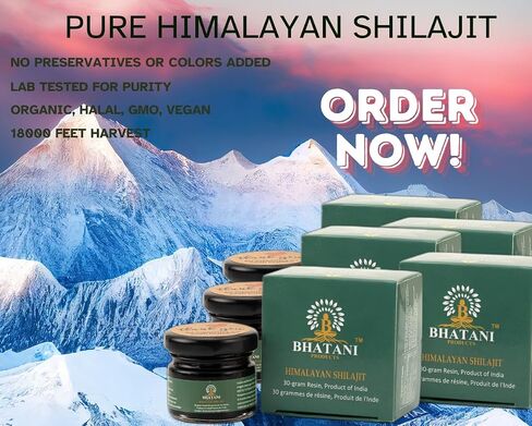 Shilajit Pure Authentic Resin 30 gram, 82% Fulvic Acid, 18000 feet Himalayan Range. Lab Tested, high Gold Grade Quality. Harvested in Small batches. Purified to Remove Heavy Metals. in Saudi Arabia