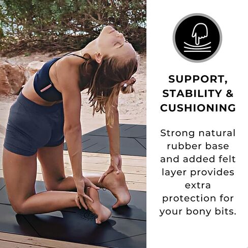 Plyopic. Ultra-Grip Pro+ Yoga Mat – EXTREME Non-Slip Performance - Dry Grip & Wet Grip - Alignment Line - Comfortable & Sweat Resistant - For Yoga, Pilates, Exercise, Workout, Bikram & Hot Yoga in Kuwait