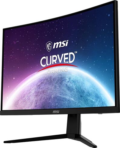 ام اس اي G2422C، شاشة ألعاب منحنية 24 بوصة، 1920 × 1080 (FHD)، VA، 1 مللي ثانية، 170 هرتز، FreeSync Premium، HDMI، منفذ DP، إمالة in Kuwait