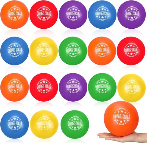 Jerify 18 Pack Foam Dodgeball Set 6 Inch Soft Skin Foam Playground Dodgeballs Bulk, Low Density Foam for Non Sting Dodgeball Sports Equipment for Kids and Adults in Kuwait