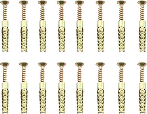 مرساة حائط مع براغي DZS ELEC 20 قطعة 5 × 30 مم مرساة حائط فولاذية على شكل شجرة للجدار الخرساني والجدار المجوف والجدار الخشبي in Kuwait