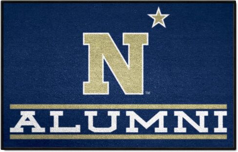 FANMATS 32972 NCAA - U.S. Naval Academy Starter Mat Accent Rug - 19in. x 30in. Alumni Starter Mat| Sports Fan Home Decor Rug and Tailgating Mat in Saudi Arabia
