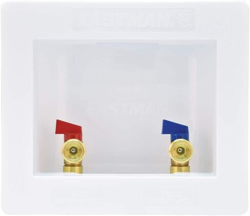 وصلة CPVC مقاس 1/2 بوصة من إيستمان، صندوق مخرج غسالة التصريف المركزي الأبيض، 60249 in Kuwait