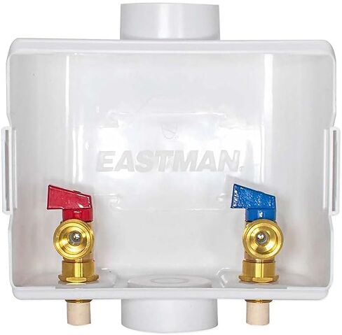 وصلة CPVC مقاس 1/2 بوصة من إيستمان، صندوق مخرج غسالة التصريف المركزي الأبيض، 60249 in Kuwait