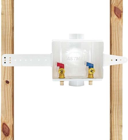 وصلة CPVC مقاس 1/2 بوصة من إيستمان، صندوق مخرج غسالة التصريف المركزي الأبيض، 60249 in Kuwait