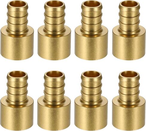 (10 عبوات) تركيبات Lidertik من النحاس إلى Pex 1/2 بوصة، 1/2 بوصة Pex F1807 x 1/2 بوصة محول عرق أنثى نحاسي in Saudi Arabia