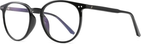 Blue Light Blocking Glasses for Women Men, Round Computer Gaming Eyeglasses Anti Eyestrain & UV Glare RF6213 in Kuwait