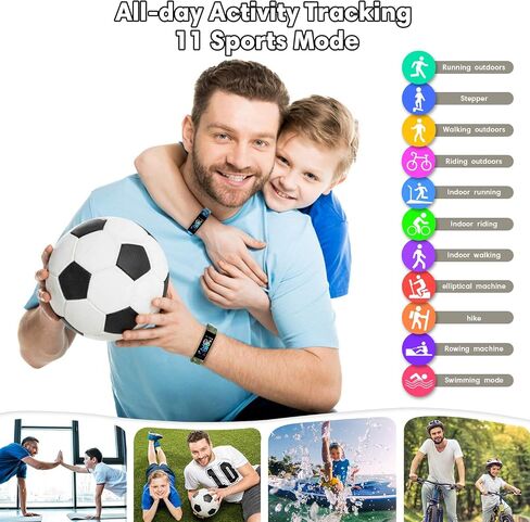 Slim Fitness Tracker with Replacement Band for Kids Girls Boys Teens Age 5-16,Heart Rate Monitor，Activity Tracker,Alarm Clock,Pedometer,Sleep Monitor,Step Tracker Counter Watch in Saudi Arabia