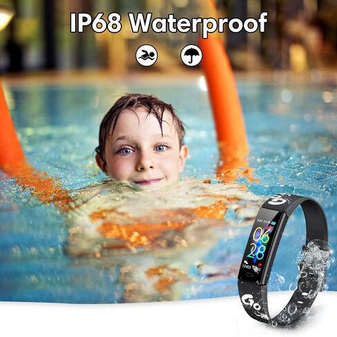 Slim Fitness Tracker with Replacement Band for Kids Girls Boys Teens Age 5-16,Heart Rate Monitor，Activity Tracker,Alarm Clock,Pedometer,Sleep Monitor,Step Tracker Counter Watch in Saudi Arabia