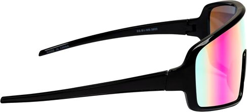 FLAWLESS EYEWEAR Oversized Shield Wraparound Sports Sunglasses for Men Women Outdoor One Piece Visor Mirror Sport Glasses in Saudi Arabia