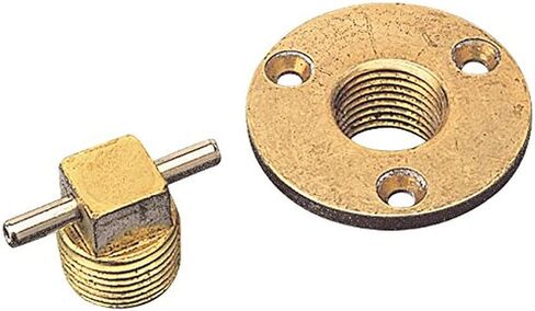 Sea Dog Line 520042-1 استنزاف وسدادة Garboard، برونزية، قطر 2 بوصة in Kuwait