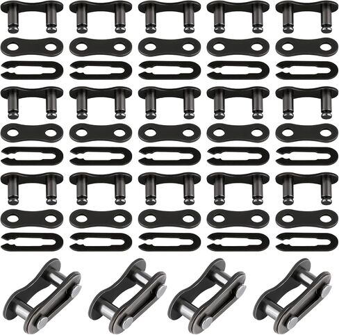 25Pcs Bike Chai - Metal Master Link for Bicycle Chain, Bicycle Chain Connectors Repair Parts, Bike Chain Link, Single Speed Bike Chain in Saudi Arabia