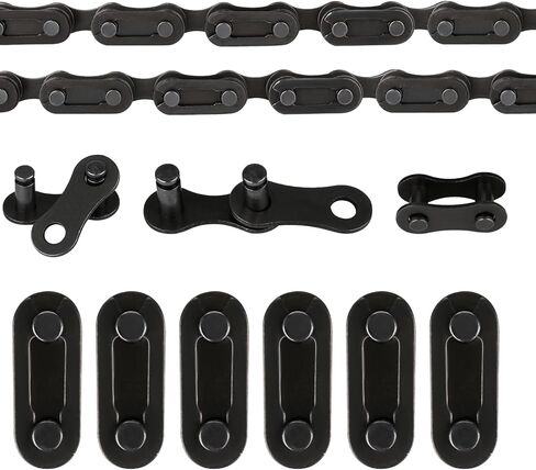 25Pcs Bike Chai - Metal Master Link for Bicycle Chain, Bicycle Chain Connectors Repair Parts, Bike Chain Link, Single Speed Bike Chain in Saudi Arabia