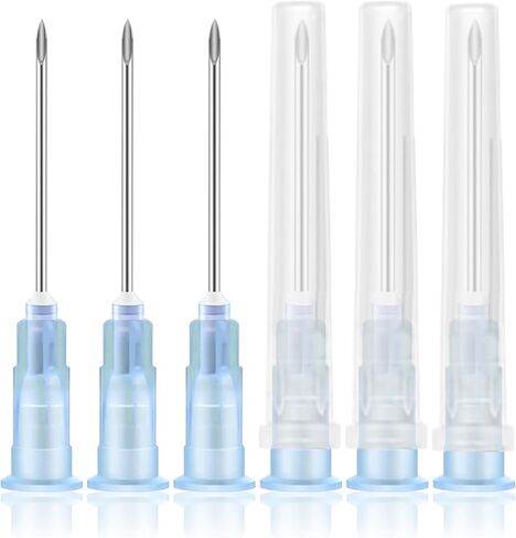 100 Pack 23G 5/8“ (16MM) for Lab Measuring, Individually Packed Luer Lock Accessories for Refilling Liquid, Inks, Plant and Industry in Saudi Arabia