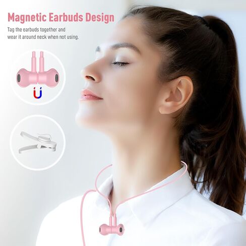USB Earphone for PC Laptop Mignetic Wired Earbuds Computer Headphone with Microphone Control Mute Mic Lightweight Noise Canceling in-Ear Corded Gaming Headset for MacBook Pro Zoom Office Work School in Kuwait