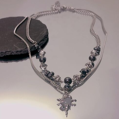 Heart Shaped Necklace Design Personalized Fashion Women's Gift Temperament in Saudi Arabia