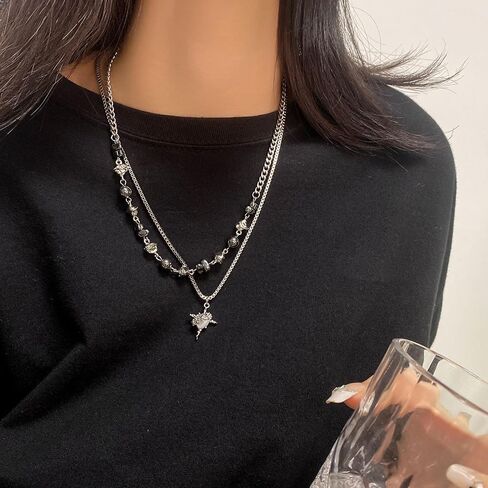 Heart Shaped Necklace Design Personalized Fashion Women's Gift Temperament in Saudi Arabia