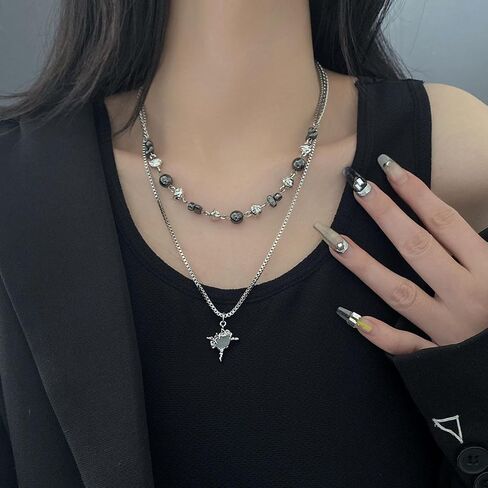 Heart Shaped Necklace Design Personalized Fashion Women's Gift Temperament in Saudi Arabia