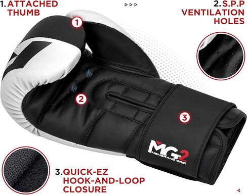 قفازات ملاكمة RDX لتدريب قفازات جلد البقر التايلاندية من أجل الملاكمة، والقتال السجال، رائعة لحقيبة اللكم الثقيلة، وكرة السرعة، ودمية التصارع، ووسادات التركيز in Kuwait