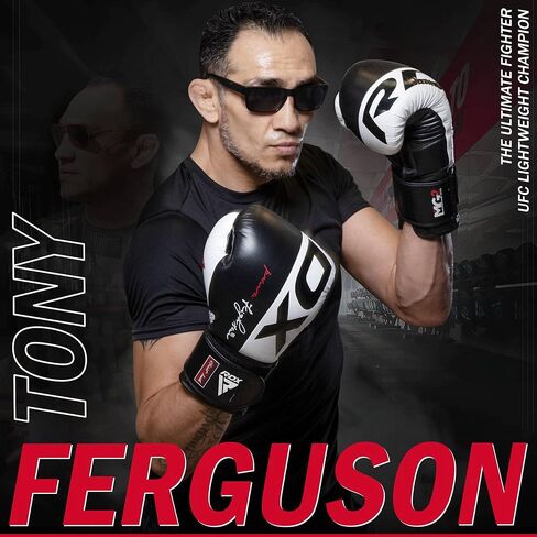 قفازات ملاكمة RDX لتدريب قفازات جلد البقر التايلاندية من أجل الملاكمة، والقتال السجال، رائعة لحقيبة اللكم الثقيلة، وكرة السرعة، ودمية التصارع، ووسادات التركيز in Kuwait