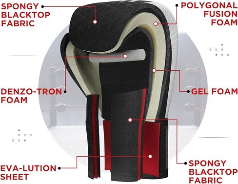 قفازات ملاكمة RDX لتدريب قفازات جلد البقر التايلاندية من أجل الملاكمة، والقتال السجال، رائعة لحقيبة اللكم الثقيلة، وكرة السرعة، ودمية التصارع، ووسادات التركيز in Kuwait