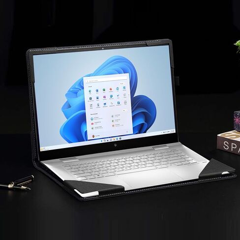حقيبة كمبيوتر محمول لجهاز 2023 Yoga 7i مقاس 16 بوصة /15z-ds100/15-cn/15-dr1007TX/15-cp0053cl /15.6 بوصة حقيبة كمبيوتر محمول قابلة للفصل (15.6 بوصة، رمادي) in Kuwait