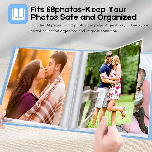 ألبوم صور مقاس 8x10 يحمل صورًا مقاس 8x10، و152 جيبًا كتاب ألبوم صور مقاس 8x10، وألبوم صور مقاس 8x10 مع صفحات داخلية سوداء، أسود in Kuwait