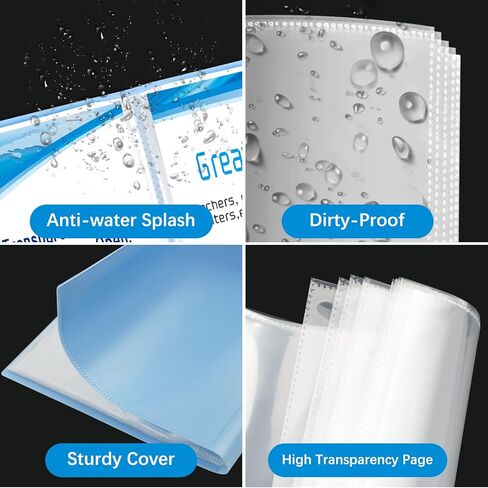 ألبوم صور مقاس 8x10 يحمل صورًا مقاس 8x10، و152 جيبًا كتاب ألبوم صور مقاس 8x10، وألبوم صور مقاس 8x10 مع صفحات داخلية سوداء، أسود in Kuwait