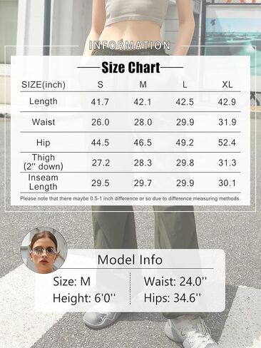 IFFEI السراويل البضائع النساء الفضفاضة مرونة عالية الخصر المشي لمسافات طويلة السراويل عارضة الشارع الشهير بنطلون مع جيوب in Kuwait