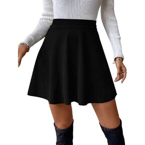 Sweet Hearts Skater Skirts for Women- Basic Casual Versatile Stretchy Mini Tennis Skirt Made in USA