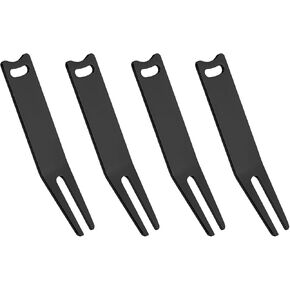 PATIKIL Metal Bending Golf Divot Repair Tool, Metal Golf Fork Accessory Curved Spit for Golf Golfer Men Women