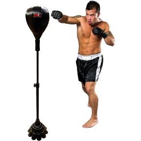 Boxing Bag with Stand, Standing Punching Bag, Adjustable Height Freestanding Speed Ball for MMA, Kickboxing, Muay Thai & Martial Arts for Training Reflexes, Timing and Fitness from Home/Gym in Kuwait