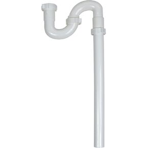 Plumb Pak 700WK S Trap, 1-1/4-Inch or 1-1/2-Inch by 20 1/2-Inch, White