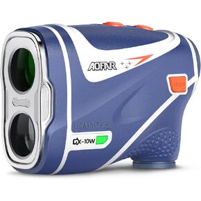 AOFAR GX-10W Golf Rangefinder with Exclusive Auto RED Display Adjustment, Max N52 Magnet for Absorbing Anywhere, Independent Slope Switch Button with Indicator Light, Full Accessories, IPX4 Waterproof