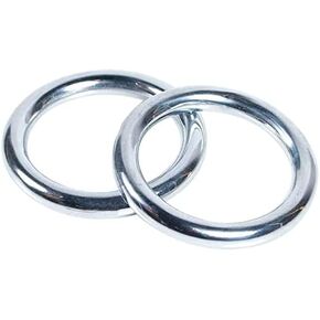 A Pair Wing Chun Stainless Ring YeWen Sau Sticky Hand Strength Training Stainless Steel Ring Wing Tsun Siu Lum Ring Kung Fu